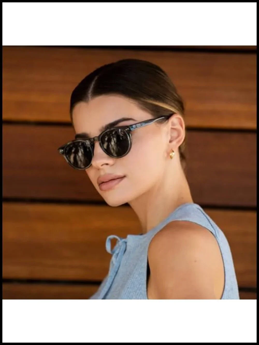 Round Polarized Sunglasses UV400 Protection Driving Everyday Retro